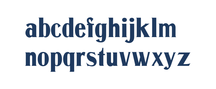 Murden CF ExtraBold Cond Regular Lowercase