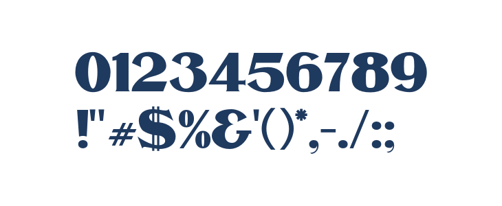 Murden CF ExtraBold Regular Other Characters