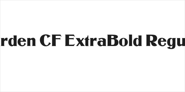 Murden CF ExtraBold Regular Logo