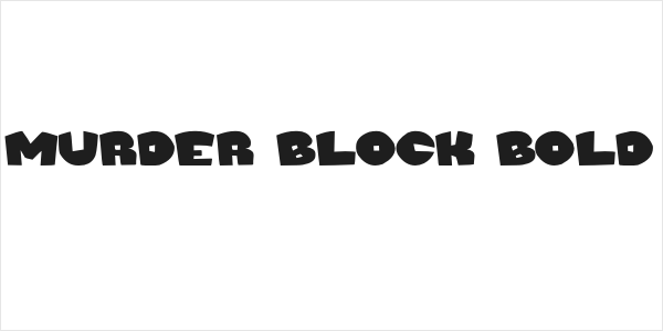Murder Block Bold Logo