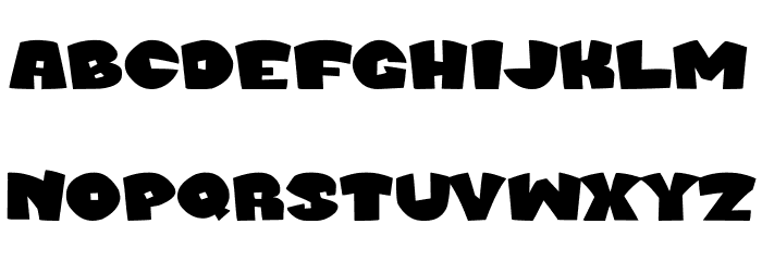 Murder Block Bold Font LOWERCASE