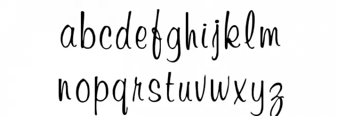 Muriel Regular Caratteri MINUSCOLO