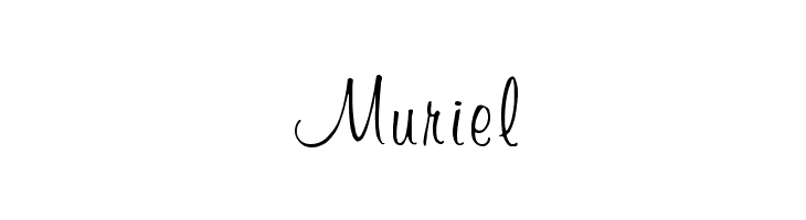 Muriel  Frei Schriftart Herunterladen