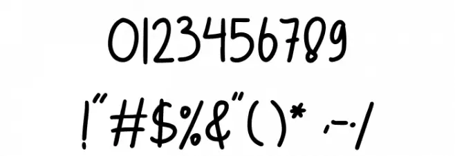 Murky Regular Font OTHER CHARS