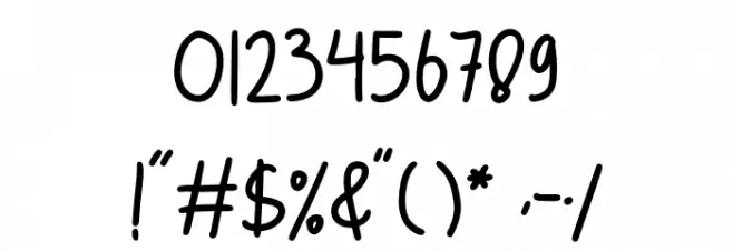 Murky Regular Font OTHER CHARS