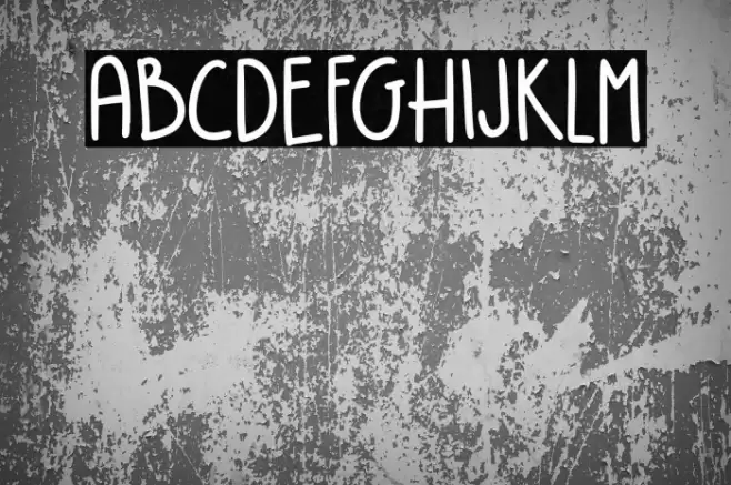 Murky Regular Font examples