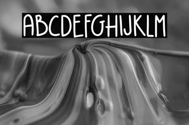 Murky Regular Font examples