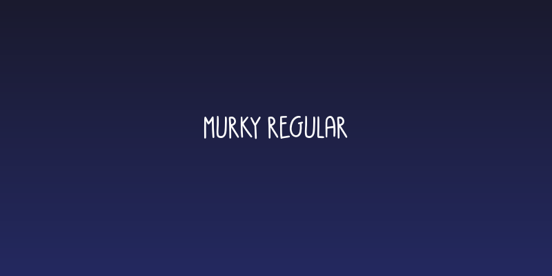 Murky Regular Social Header
