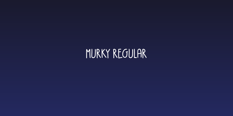 Murky Regular Social Header