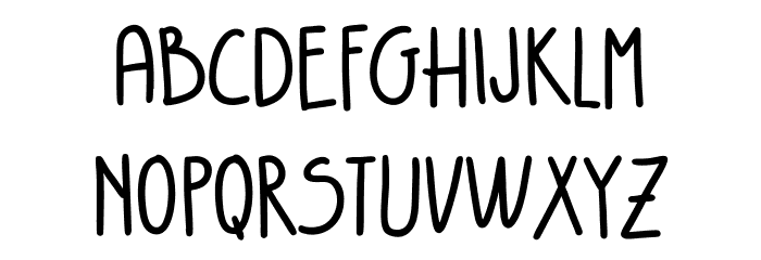Murky Regular Font LOWERCASE