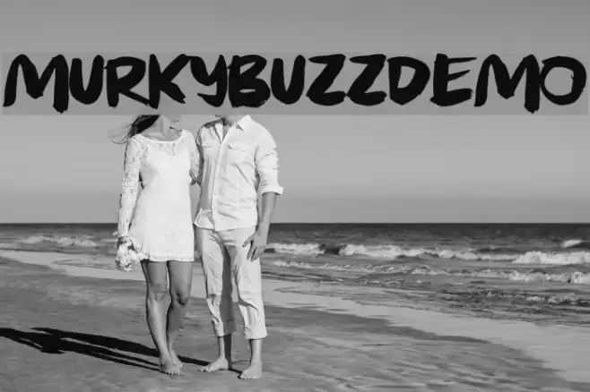 MurkyBuzzDEMO Font examples