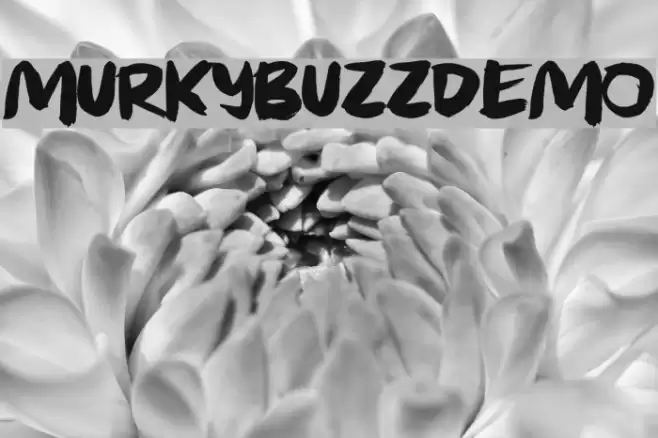 MurkyBuzzDEMO Font examples