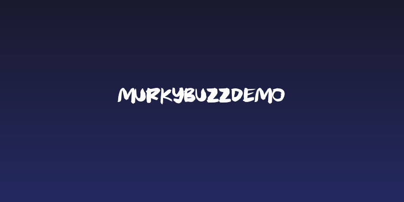 MurkyBuzzDEMO Social Header