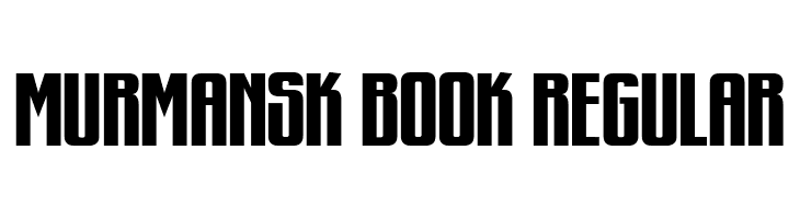 Murmansk Book Regular  font caratteri gratis