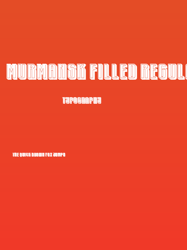 Murmansk Filled Regular Poster