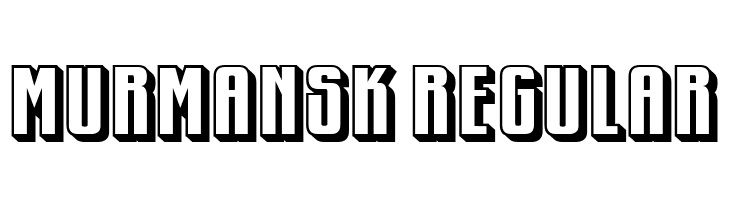 Murmansk Regular  フリーフォントのダウンロード