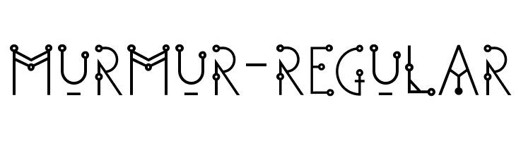 Murmur-Regular  フリーフォントのダウンロード
