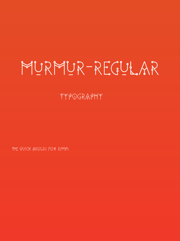 Murmur-Regular Poster
