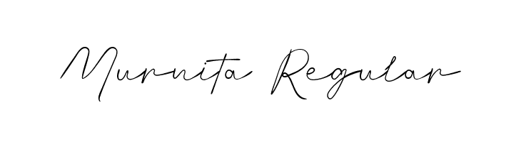 Murnita Regular  免费字体下载