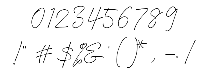 Murnita Regular Font OTHER CHARS