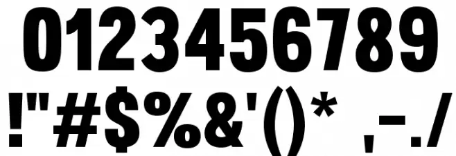 Muro-Regular Font OTHER CHARS