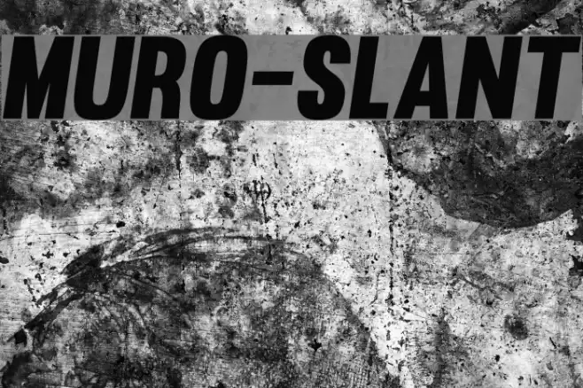 Muro-Slant Polices examples