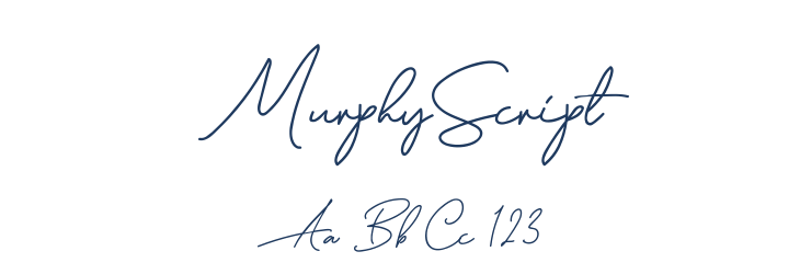 MurphyScript Font Preview