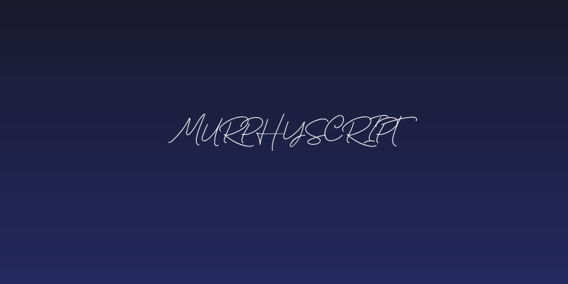 MurphyScript Social Header