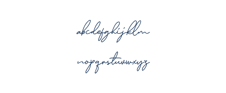 MurphyScript Lowercase