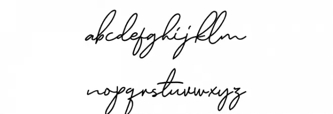 MurphyScript फ़ॉन्ट लोअरकेस