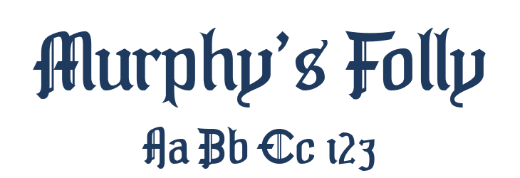 Murphy's Folly Font Preview