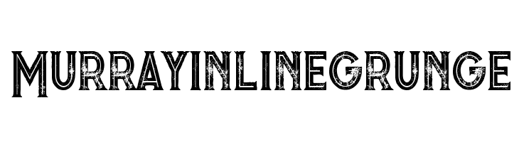 Murray inline grunge  免费字体下载