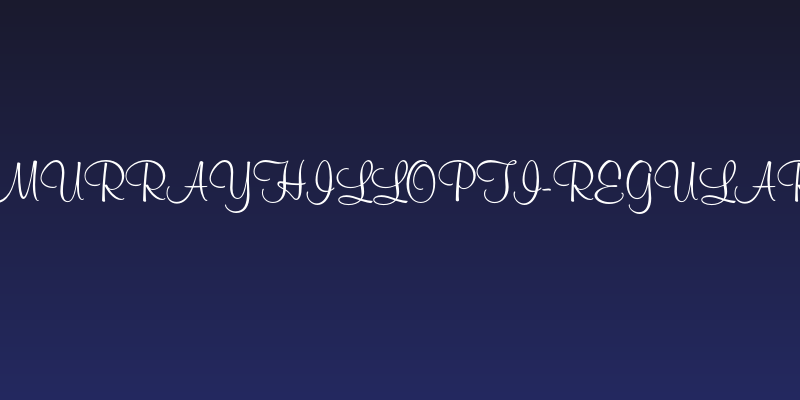 MurrayHillOpti-Regular Social Header