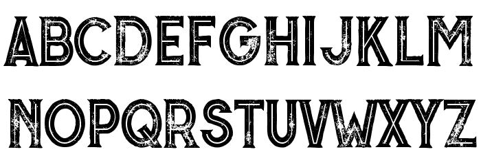Murrayinlinegrunge Font LOWERCASE