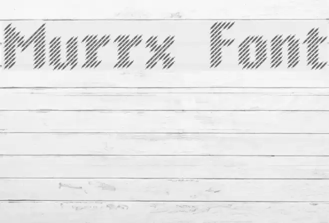 Murrx Шрифта examples