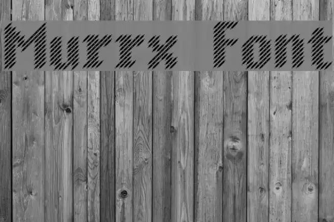 Murrx Шрифта examples