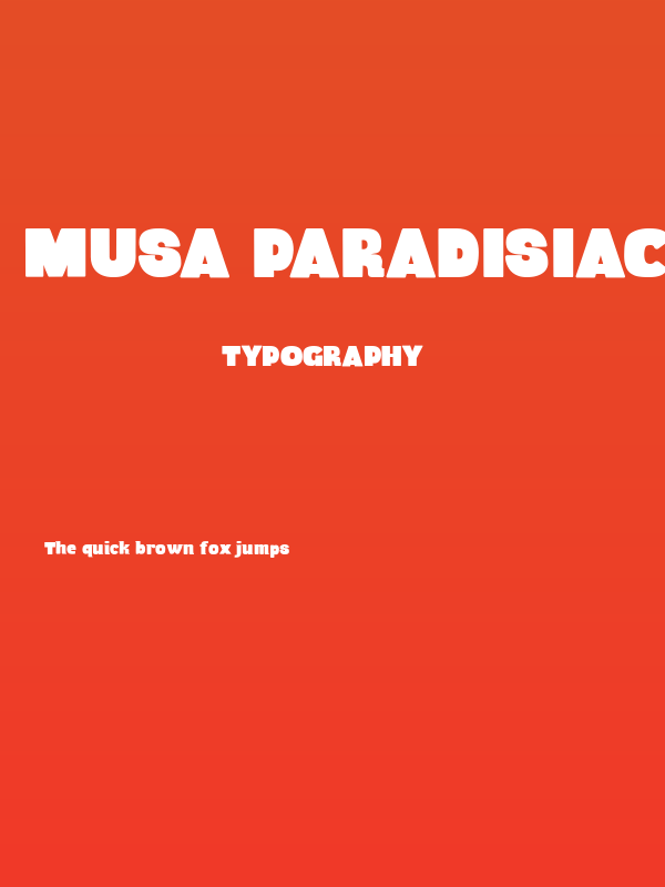 Musa Paradisiaca Poster