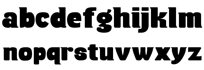 Musa Paradisiaca Font LOWERCASE