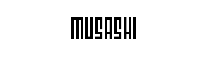 Musashi  नि: शुल्क फ़ॉन्ट्स डाउनलोड