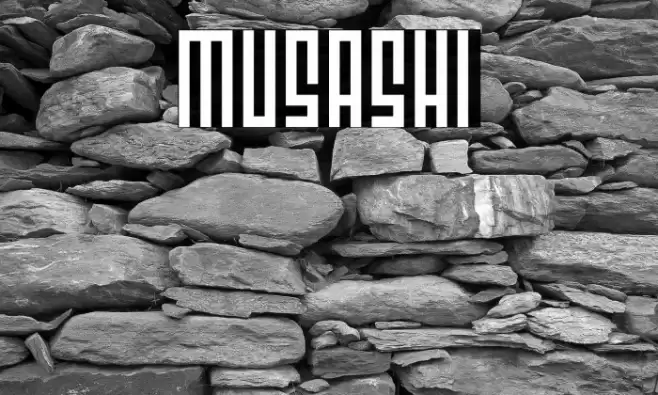 Musashi Font examples