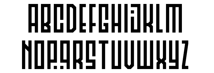 Musashi Font LOWERCASE