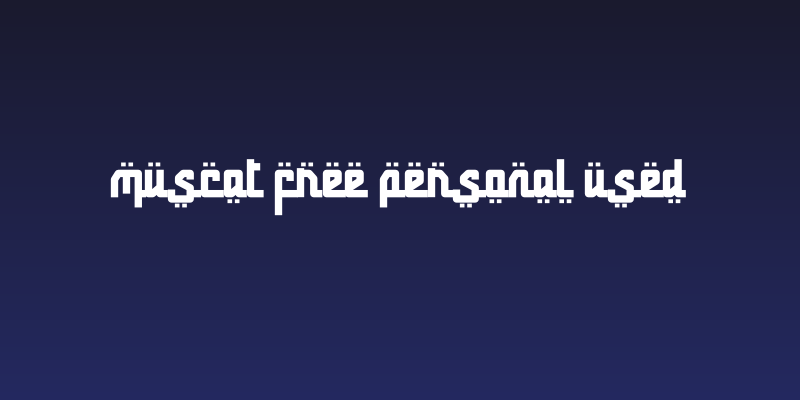 Muscat Free Personal Used Social Header
