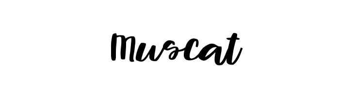 Muscat  免费字体下载