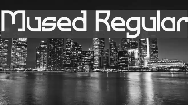 Mused Regular Font examples