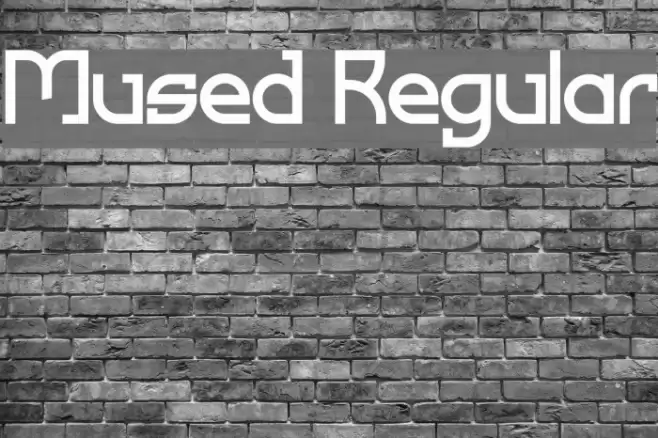 Mused Regular Font examples