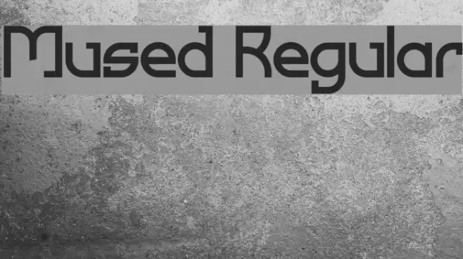 Mused Regular Font examples