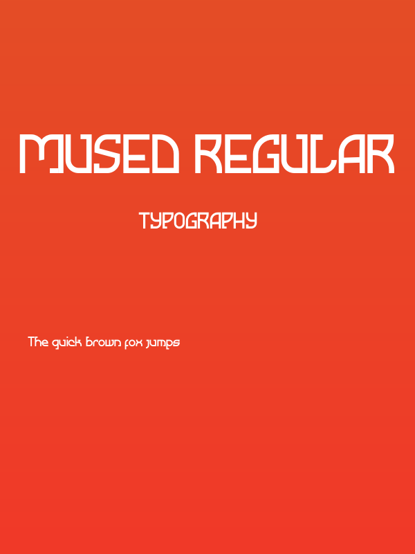 Mused Regular Poster
