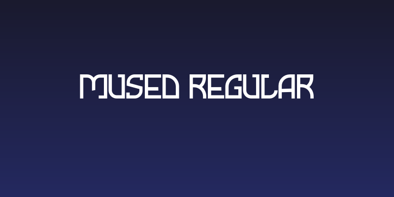 Mused Regular Social Header