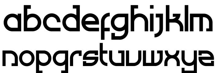 Mused Regular Font LOWERCASE