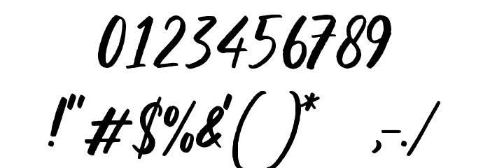 Musegrallty Font OTHER CHARS